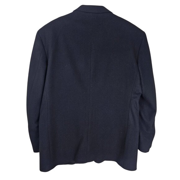 Gianfranco Ruffini Men Black Cashmere Blend Blazer Sz 42R Quiet Luxury Old Money - Picture 2 of 13